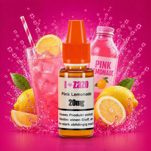 ZAZO Intense Nikotinsalz-Liquid – Pink Lemonade