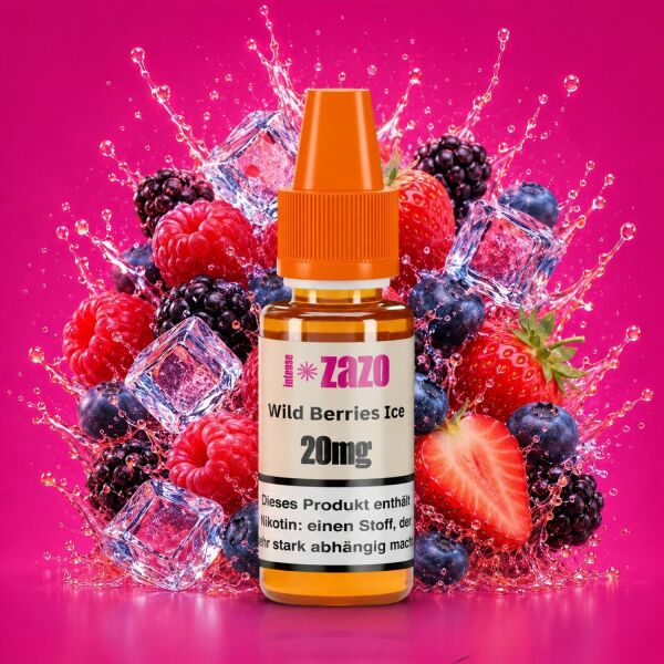 ZAZO Intense Nikotinsalz-Liquid – Wild Berries Ice