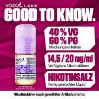 Vozol | Nicsalt Liquid | Dragonfruit Banana Cherry