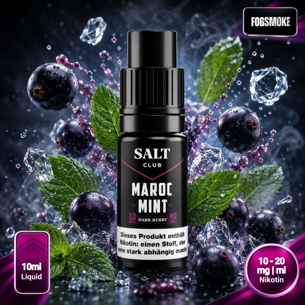 Salt Club Liquid | Maroc Mint Dark Berry