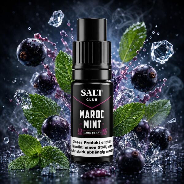 Salt Club Nikotinsalz-Liquid – Maroc Mint Dark Berry