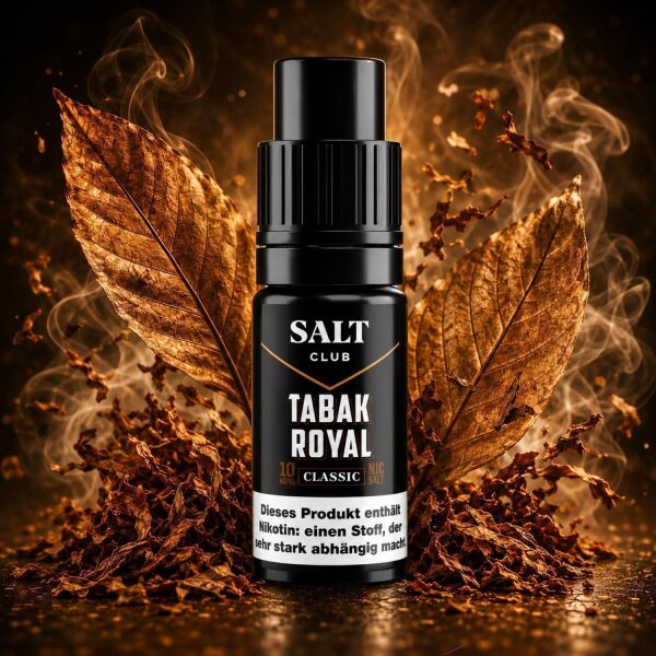 Salt Club Nikotinsalz-Liquid – Tabak Royal Classic