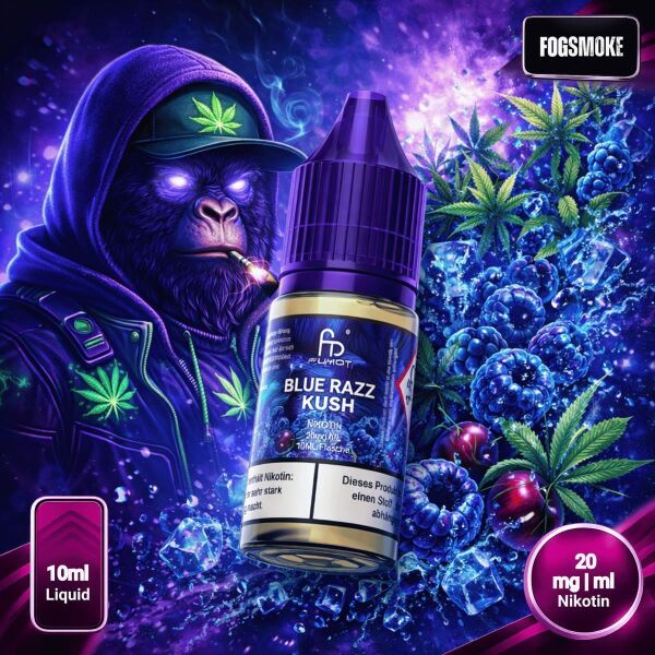 RandM Tornado Liquid | Blue Razz Kush
