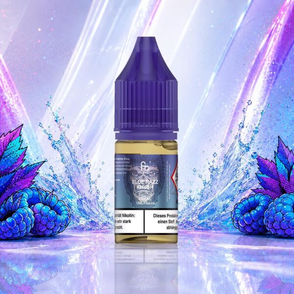 RandM Tornado Liquid by Fumot, Sorte Blue Razz Kush, 10-ml-Flasche