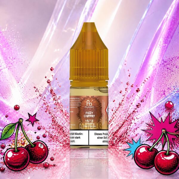 RandM Tornado Liquid by Fumot, Sorte Fizzy Cherry, 10-ml-Flasche
