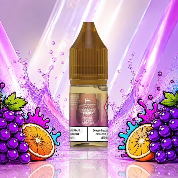RandM Tornado Liquid by Fumot, Sorte Grape Orange, 10-ml-Flasche