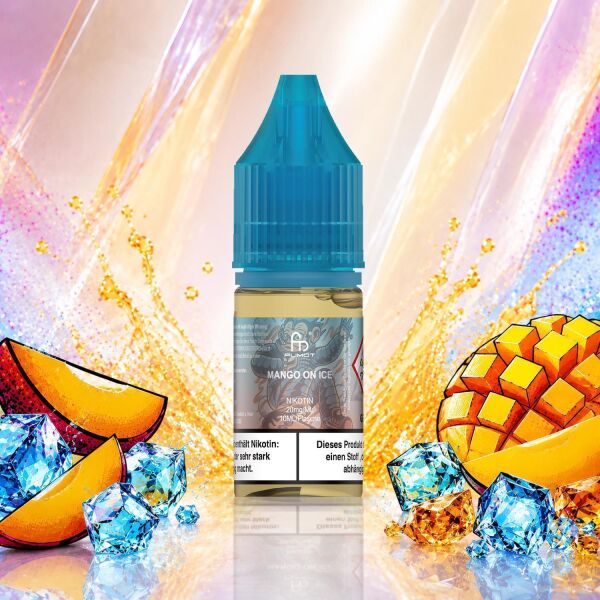 RandM Tornado Liquid by Fumot, Sorte Mango On Ice, 10-ml-Flasche