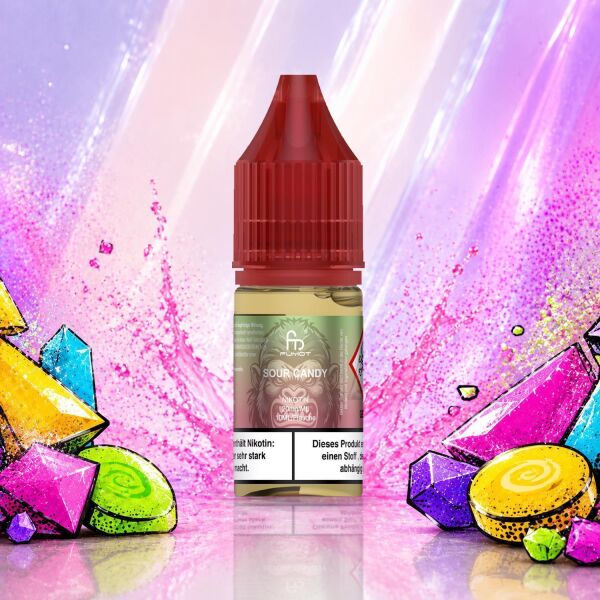 RandM Tornado Liquid by Fumot, Sorte Sour Candy, 10-ml-Flasche