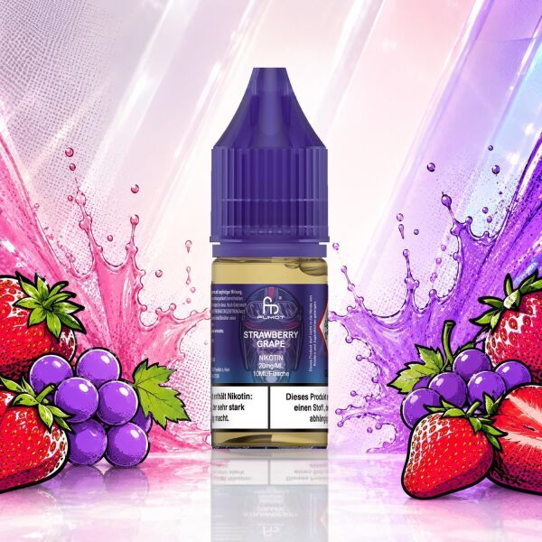 RandM Tornado Liquid by Fumot, Sorte Strawberry Grape, 10-ml-Flasche