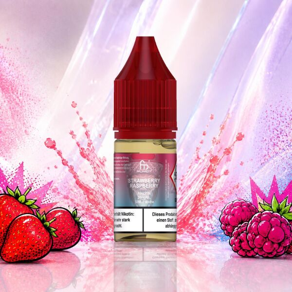RandM Tornado Liquid by Fumot, Sorte Strawberry Raspberry, 10-ml-Flasche
