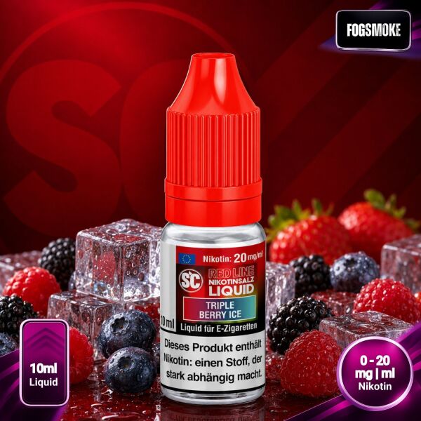SC Red Line | Nicsalt Liquid | Triple Berry Ice