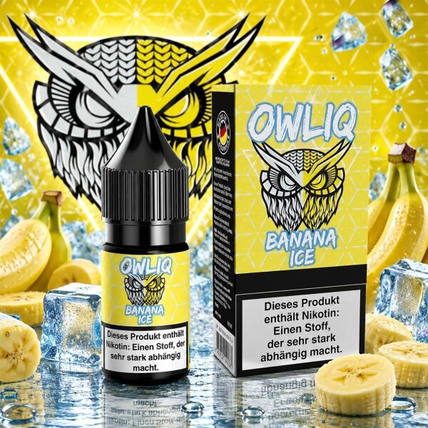 OWLIQ Nikotinsalz-Liquid – Banana Ice