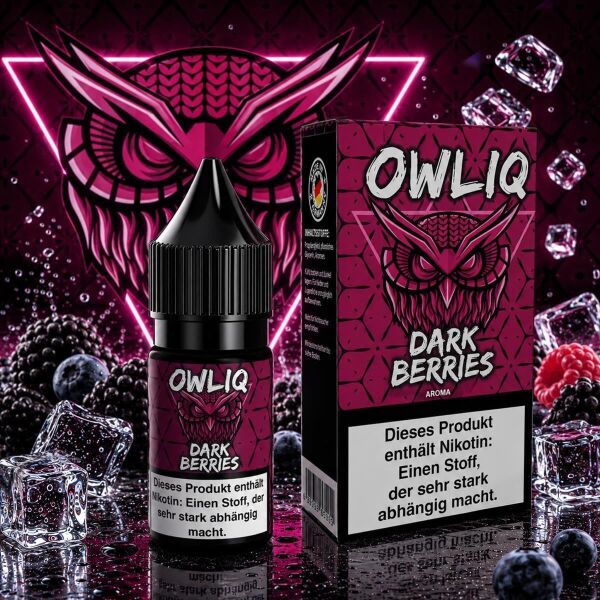OWLIQ Nikotinsalz-Liquid – Dark Berries