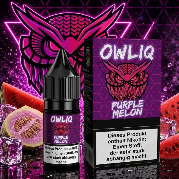 OWLIQ Nikotinsalz-Liquid – Purple Melon