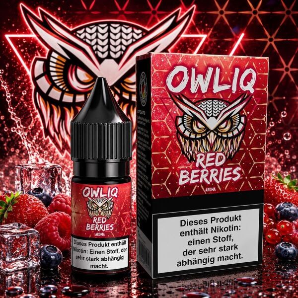 OWLIQ Nikotinsalz-Liquid – Red Berries