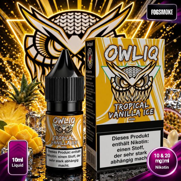 OWLIQ | Nicsalt Liquid | Tropical Vanilla