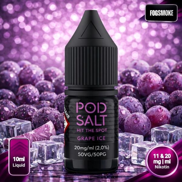 Pod Salt Core Liquid | Grape Ice 