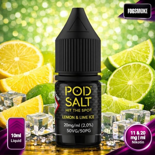 Pod Salt Core Liquid | Lemon & Lime Ice 