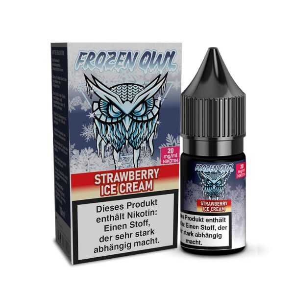 Frozen OWL | Nicsalt Liquid | Strawberry Ice Cream