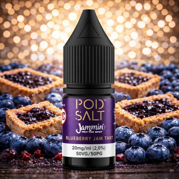 Pod Salt Fusion Nikotinsalz-Liquid – Jammin Blueberry Jam Tart