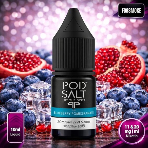 Pod Salt Fusion Liquid | Professor Puff Blueberry Pomegranate