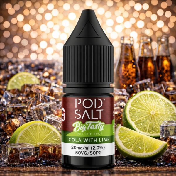 Pod Salt Fusion Nikotinsalz-Liquid – Big Tasty Cola with Lime