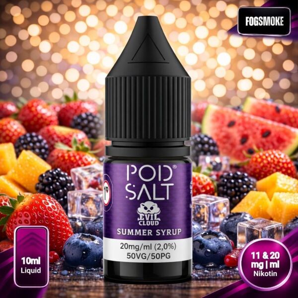 Pod Salt Fusion Liquid | Evil Cloud Summer Syrup