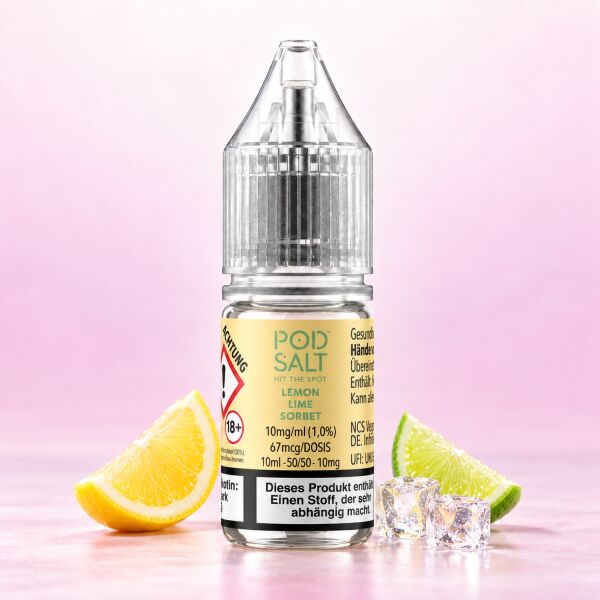 Pod Salt Xtra Nikotinsalz-Liquid – Lemon Lime Sorbet