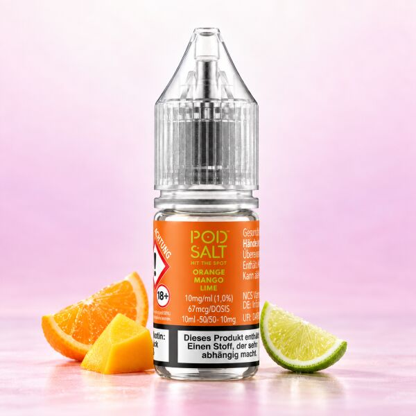 Pod Salt Xtra Nikotinsalz-Liquid – Orange Mango Lime