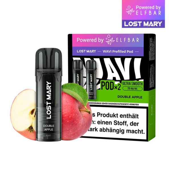 Lost Mary Wavi by Elfbar | Pod | Double Apple | ELFA-Kompatibel