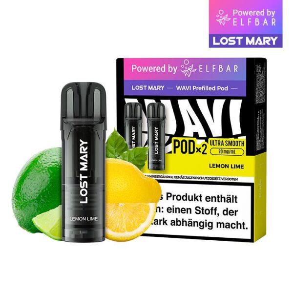 Lost Mary Wavi by Elfbar | Pod | Lemon Lime | ELFA-Kompatibel