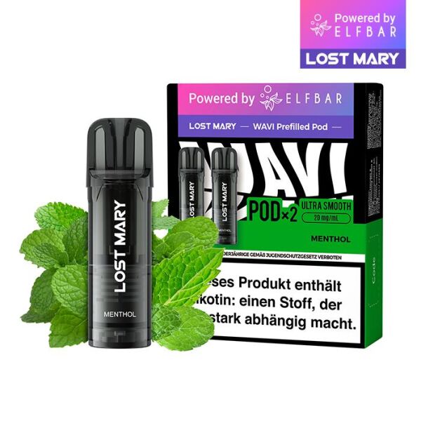 Lost Mary Wavi by Elfbar | Pod | Menthol | ELFA-Kompatibel