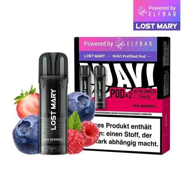Lost Mary Wavi by Elfbar | Pod | Mix Berries | ELFA-Kompatibel