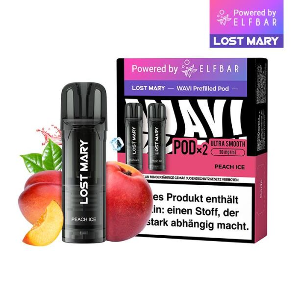 Lost Mary Wavi by Elfbar | Pod | Peach Ice | ELFA-Kompatibel