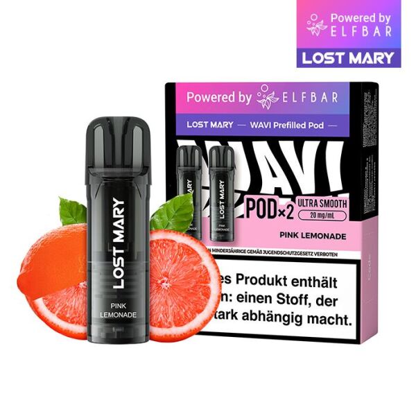 Lost Mary Wavi by Elfbar | Pod | Pink Lemonade | ELFA-Kompatibel