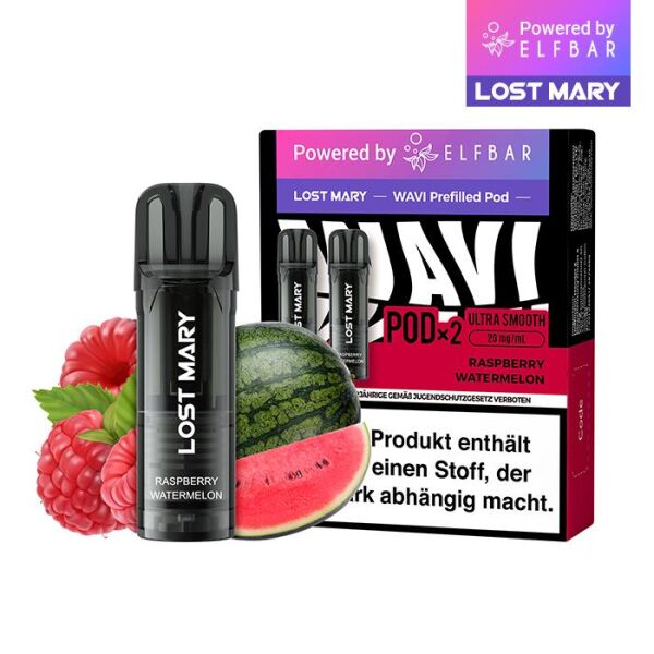 Lost Mary Wavi by Elfbar | Pod | Raspberry Watermelon | ELFA-Kompatibel