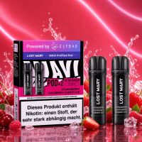 Lost Mary Wavi by Elfbar 2er-Pods – Strawberry Raspberry Cherry Ice,...