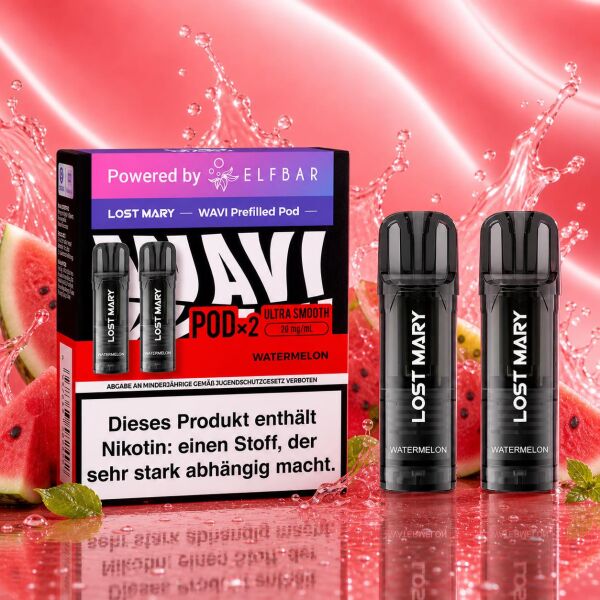Lost Mary Wavi by Elfbar 2er-Pods – Watermelon, ELFA-kompatibel