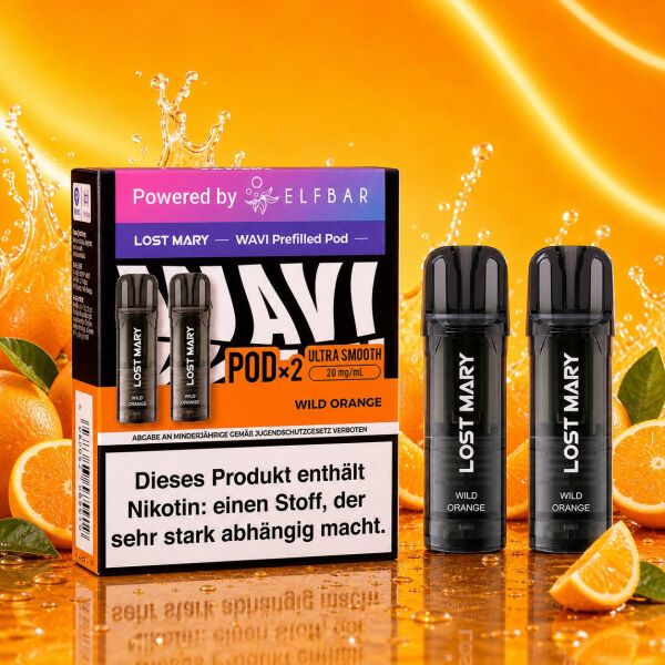 Lost Mary Wavi by Elfbar 2er-Pods – Wild Orange, ELFA-kompatibel
