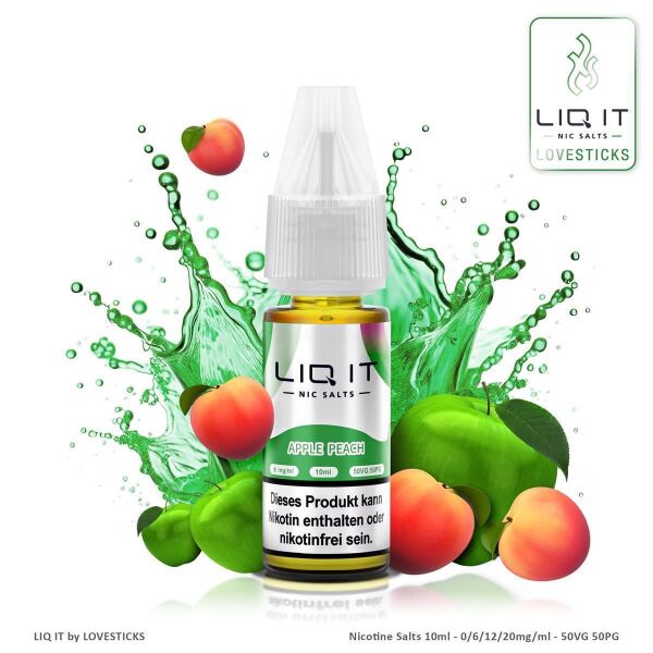 Lovesticks LIQ IT | Apple Peach | 12mg/ml