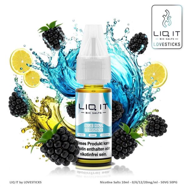 Lovesticks LIQ IT | Blue Razz Lemonade | 6mg/ml
