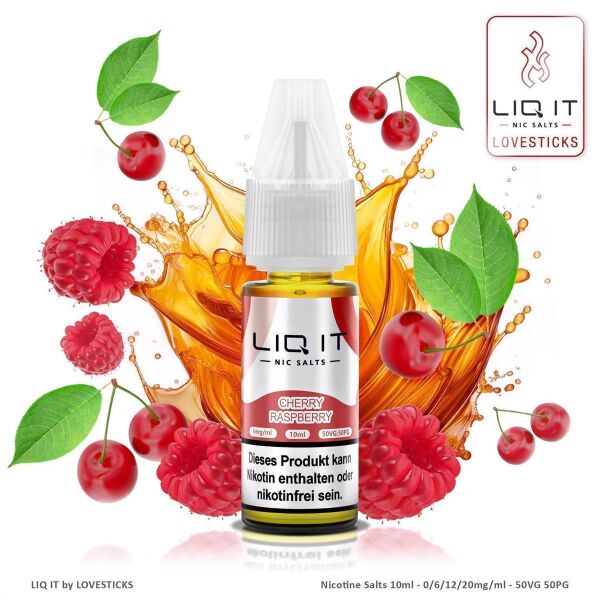 Lovesticks LIQ IT | Cherry Raspberry | 0mg/ml