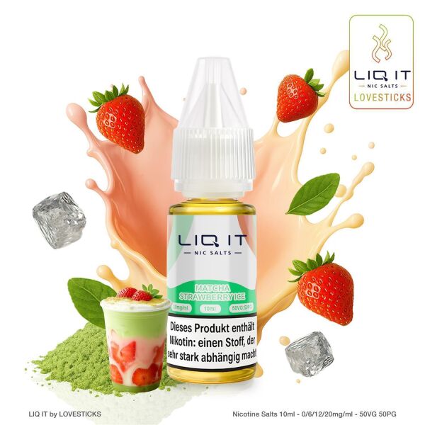 Lovesticks LIQ IT | Matcha Strawberry Ice | 20mg/ml