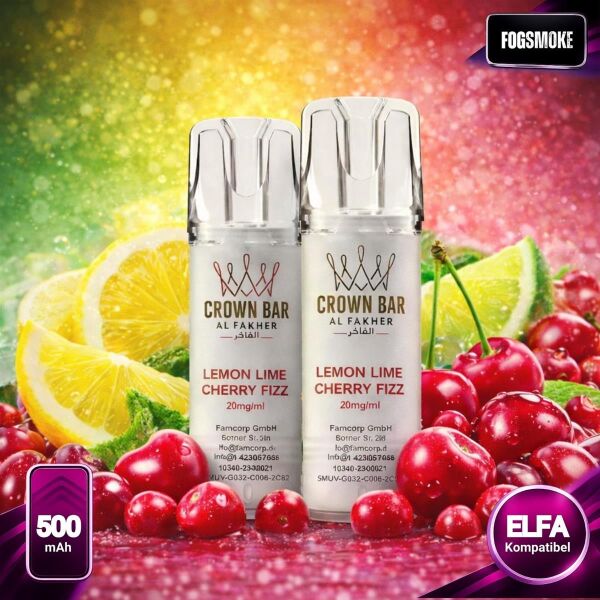 Al Fakher 600 | Pod | Lemon Lime | ELFA-Kompatibel