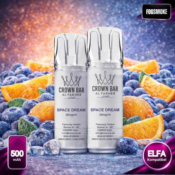 Al Fakher 600 | 2er Pod | Space Dream | ELFA-Kompatibel