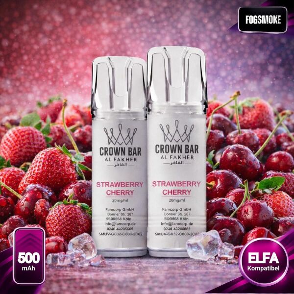 Al Fakher 600 | Pod | Strawberry Cherry | ELFA-Kompatibel