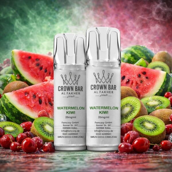Al Fakher 600 2er-Pods – Watermelon Kiwi, ELFA-kompatibel