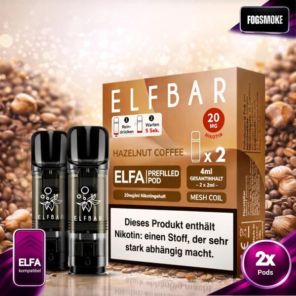 Elfbar ELFA | Pod | Hazelnut Coffee