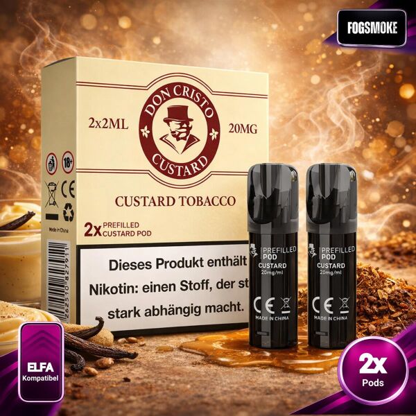 Don Cristo | Pod | Custard Tobacco | ELFA-Kompatibel