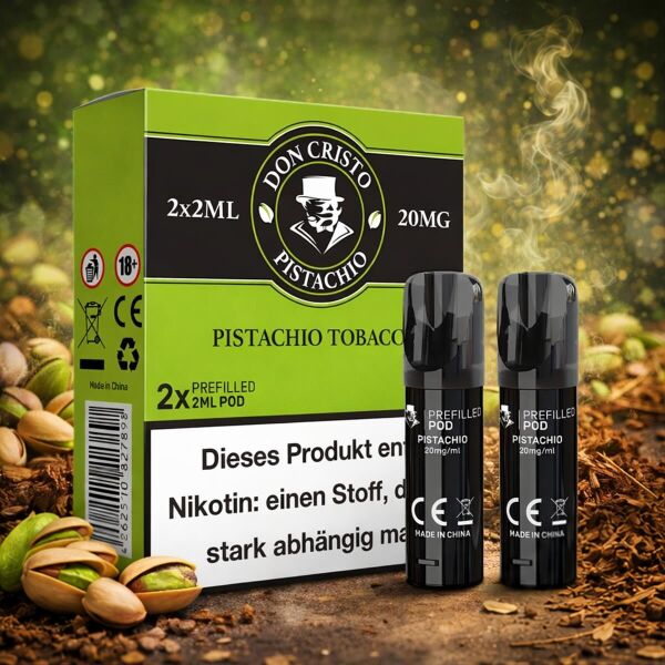 Don Cristo | 2er Pod | Pistachio Tobacco | ELFA-Kompatibel